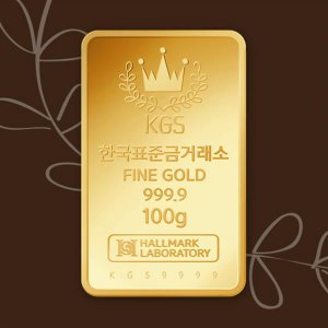 한국표준금거래소 순금 골드바 100g (1개)_이미지