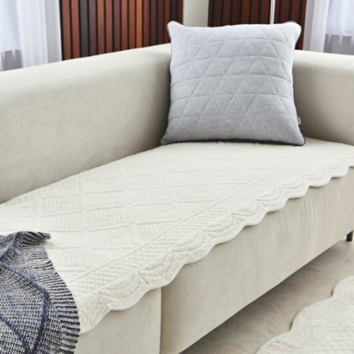 모던 퀼팅 극세사 워싱 쇼파패드 3인용