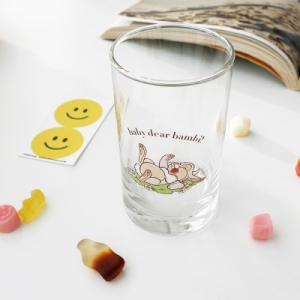 모애 레트로감성 디자인 유리컵(밤비E)