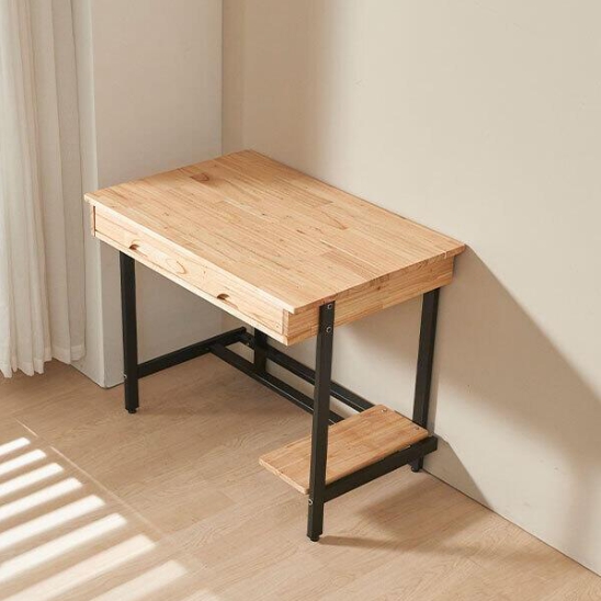 바이탈버브 이니스 참죽 원목 컴퓨터 책상