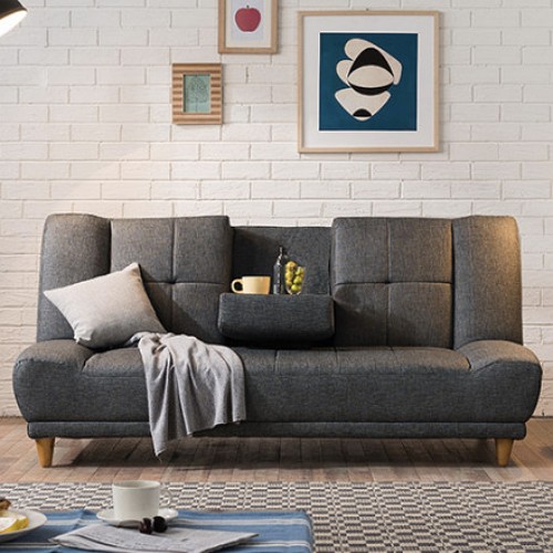 삼익가구 마리나 접이식 가죽 소파베드 3인용_이미지