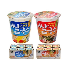 백제 멸치맛쌀국수6개 + 김치맛쌀국수6개