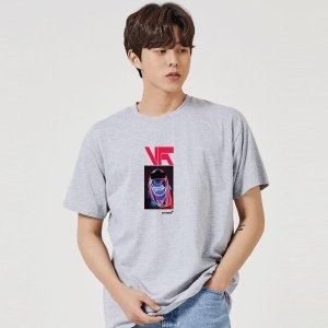 YR 가상현실 게임 그래픽 캐쥬얼 반팔티 W7DDAF5