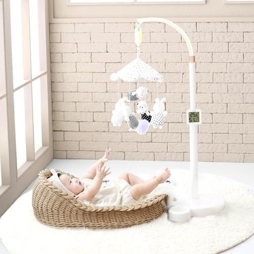 꿈나라 드림베어 모빌대 바닥용 130cm 스탠드모빌대 드림베어 모빌대 -크림우드_이미지