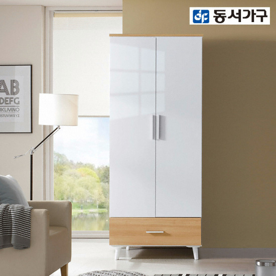 동서가구 비트 1단서랍형 2단봉 옷장 810_이미지