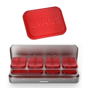 에반스 드럼 댐퍼 뮤트젤 튜닝 패치 오버톤 제거 EQPODS 7개입_이미지