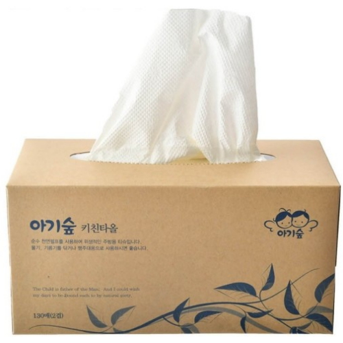 아기숲 뽑아쓰는 키친타월 130매 (16팩)_이미지