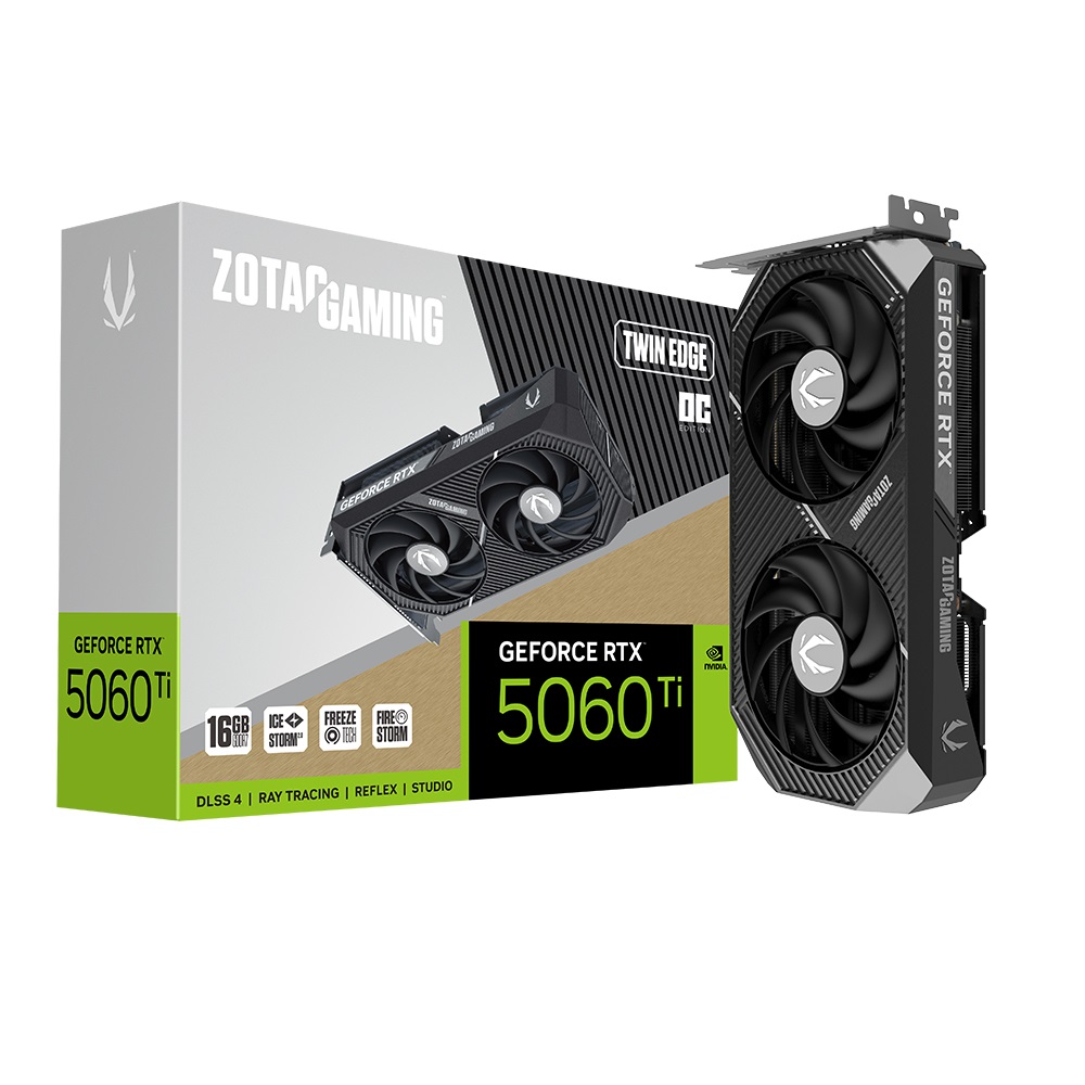 ZOTAC GAMING 지포스 RTX 5060 Ti Twin Edge OC D7 16GB이미지입니다. 누르면 해당 게시물로 새창이동합니다.