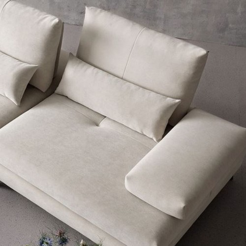 에싸 디오마레 와이드 스윙기능 리브 패브릭 소파 3인용 (스툴별도)_이미지