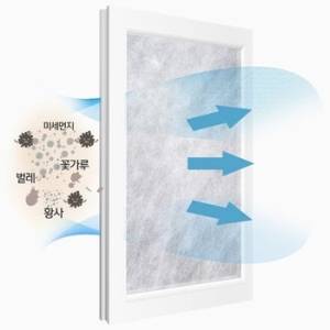 엘홈 잘라쓰는 방충망 정전기필터_고급대형 미세먼지 황사 벌레차단_이미지