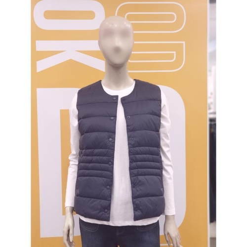 구스초경량 라운드 조끼 NEE615