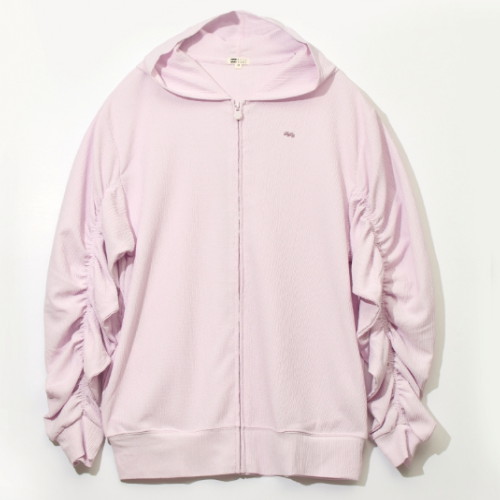 빌라봉 여성 UTILITY STRIPED CREPE 집업 래쉬가드 WF11RZ118LCA_이미지