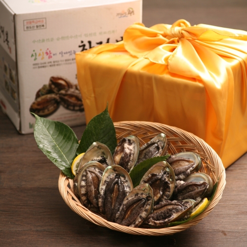 순천만수산 완도 활 전복 선물세트 9~10미 1kg (1개)_이미지