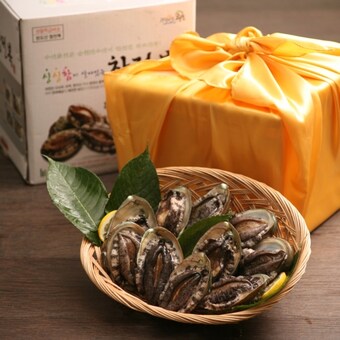 순천만수산 완도 활 <b>전복</b> 선물세트 9~10미 1kg
