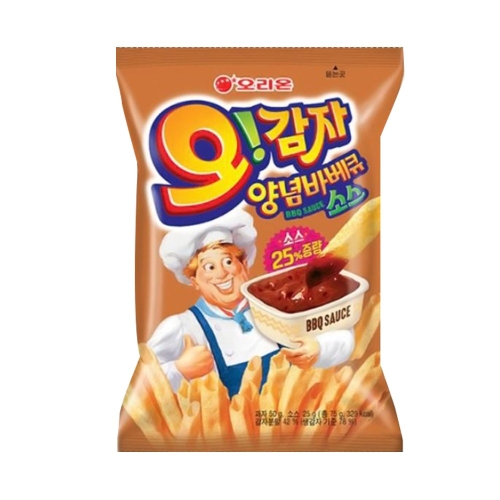 오리온 오감자 찍먹 양념바베큐맛 소스 50g 4개_이미지