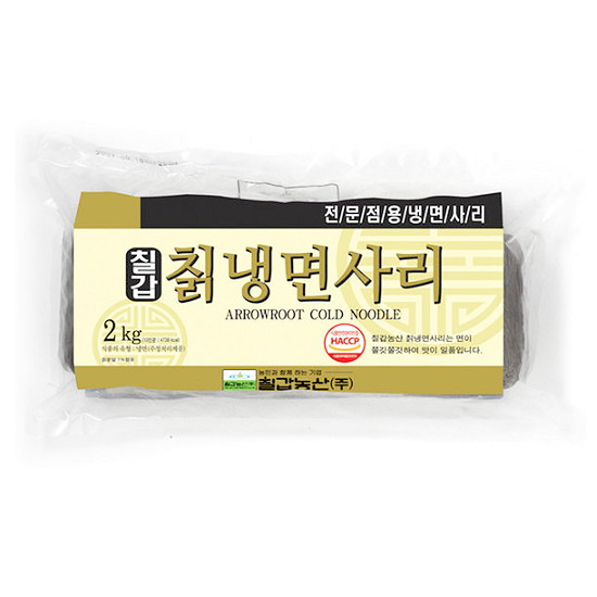 칠갑농산 칠갑 칡냉면사리 2kg (1개)