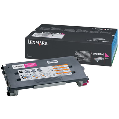 Lexmark 정품 C500H2MG 빨강