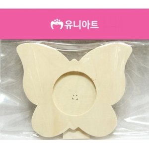 유니아트 만들기 재료 1800 나무액자 나비 WFGL3E7_이미지