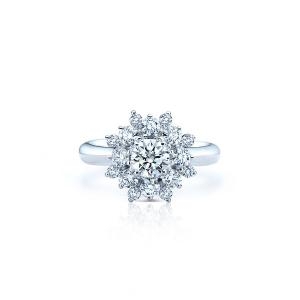 미꼬 스파클 0.5ct 5부 다이아몬드 반지 GIA/F/VS2/3EX/NONE HDMI0442R-05