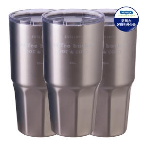 코멕스 빅샷 텀블러 실버 520ml X 3개   텀블러_이미지