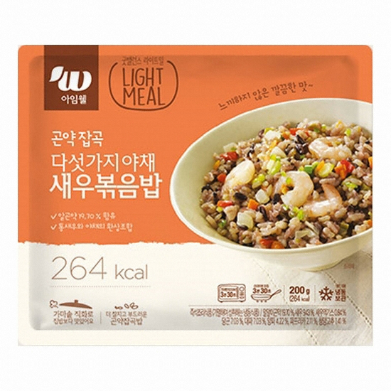 곤약잡곡 다섯가지야채 새우볶음밥 200g