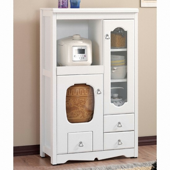 아델가구 블루밍 도자기쌀통 주방수납장_이미지