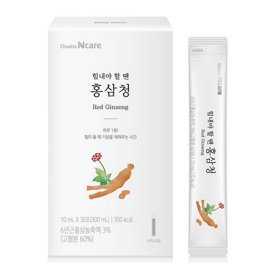힘내야 할 땐 홍삼청 10ml 30포
