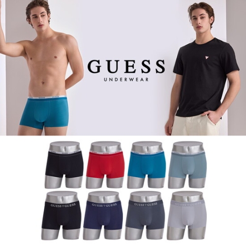 게스언더웨어 아웃밴딩 퓨징 드로즈 8종 + 블랙 반팔티 1종