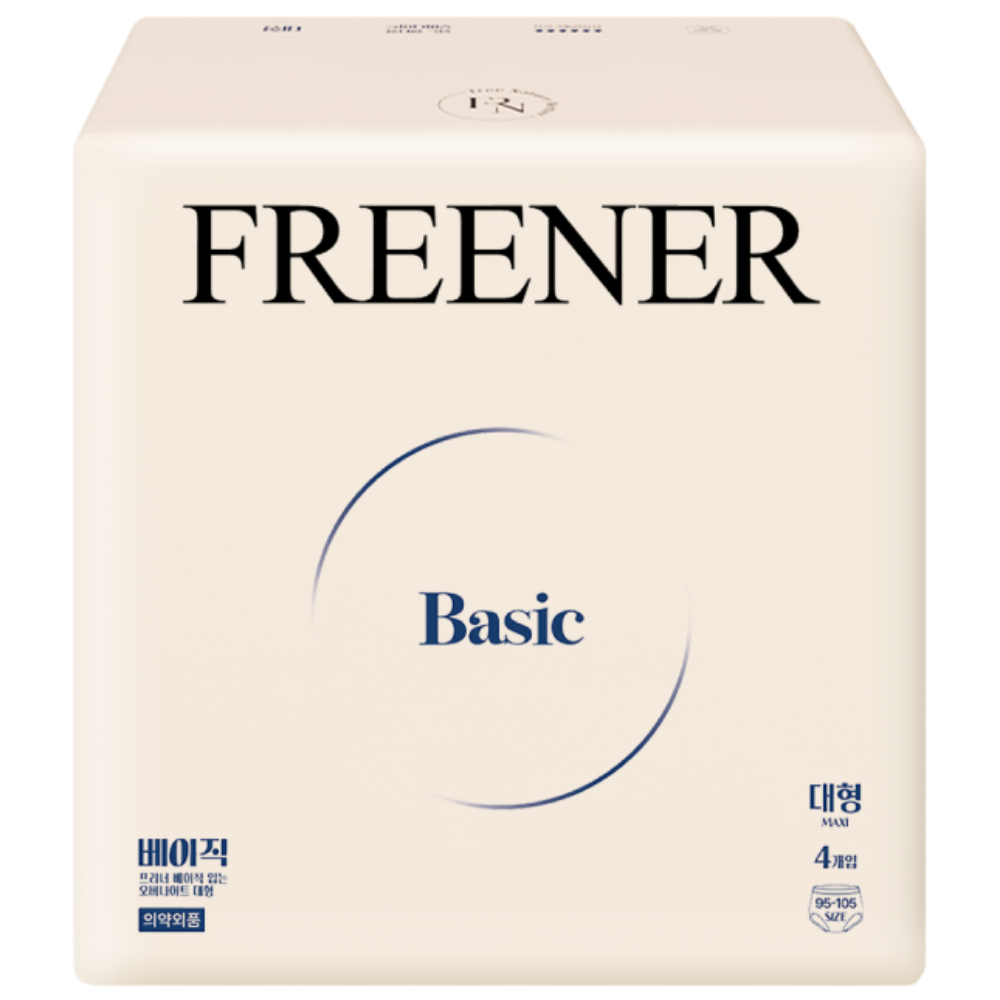  프리너 베이직 입는 오버나이트 대형 4개 [4팩(16개)]