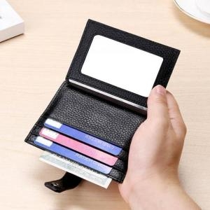 키린 소가죽 양면 카드지갑 신분증 카드 현금 수납 S8952346