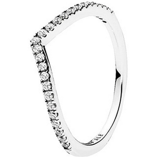 판도라 쉬머링 위시 레이어드 실버 반지 196316CZ_이미지