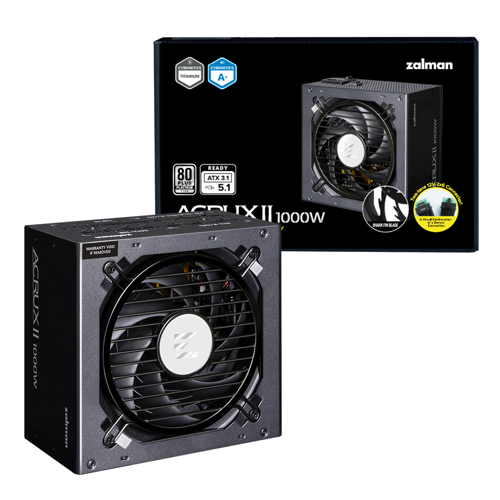 잘만 ACRUX II 1000W 80PLUS플래티넘 풀모듈러 ATX3.1_이미지