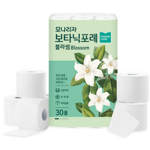 모나리자 보타닉포레 블라썸 27m (30롤) (3팩)_이미지