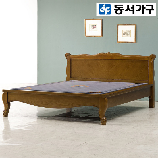 동서가구 크라운 원목 흙침대 Q (황토볼)