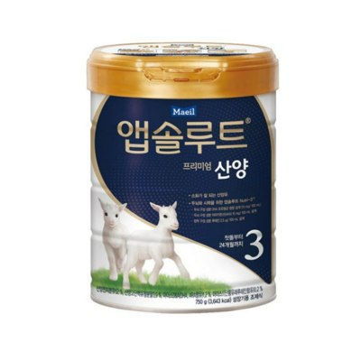 매일유업 앱솔루트 프리미엄 산양 3단계 750g (13개)_이미지