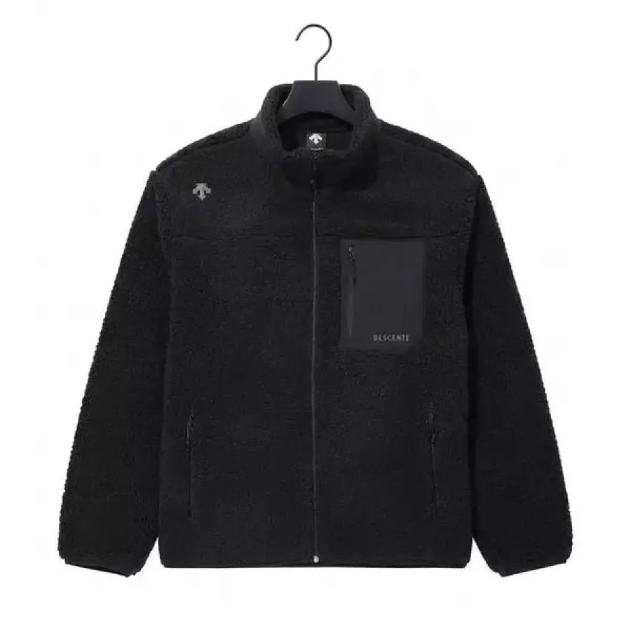 에센셜 컴포트핏 플리스 자켓 / BLACK SR323UKT88-BLK0