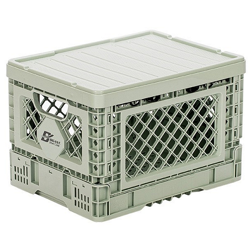 인팩글로벌 빅앤트 폴딩박스 25L+플라스틱캡 세트 (민트)_이미지