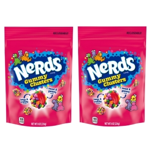 [불명] Nerds 너드 미국 츄이 구미 클러스터 캔디 사탕 226g 2팩_이미지