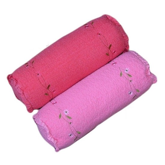 우정상사 피그먼트 1인 원형 베개커버 (45x16cm)_이미지