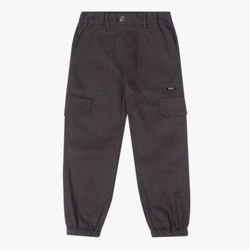 가을철 스쿨룩 추천템품이 넓은 릴렉스핏 아동 주니어 공용 넉넉하고 여유있는 릴렉스핏 카고 조거 면바지 IKTC25WY1 블랙