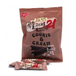 곡물그대로21 크리스피롤 쿠키앤크림 150g 1봉