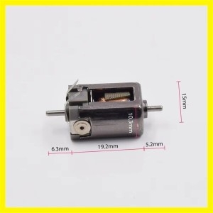 마이크로 미니 전기 모터 DC 6V-12V 26800RPM 고속 1.5mm 듀얼 샤프트 HO 슬롯 자동차 레일