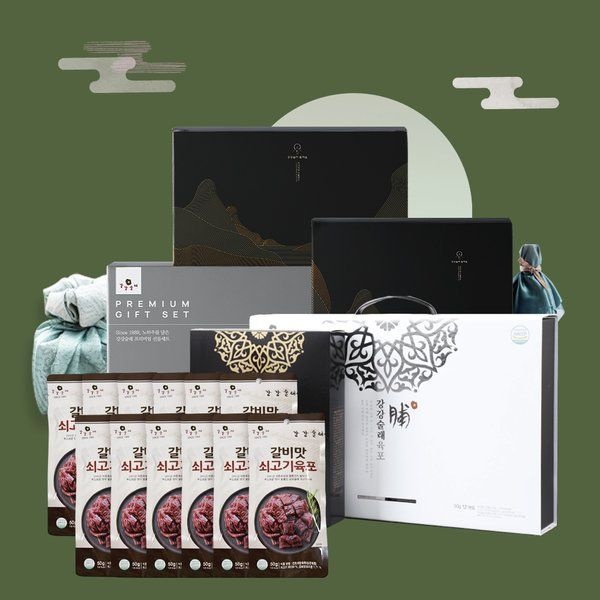 강강술래  쇠고기육포 선물세트 600g