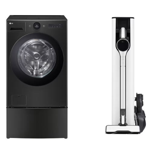 LG전자 트롬 오브제컬렉션 워시콤보 FH25KAX + 청소기 AX927BHE_이미지