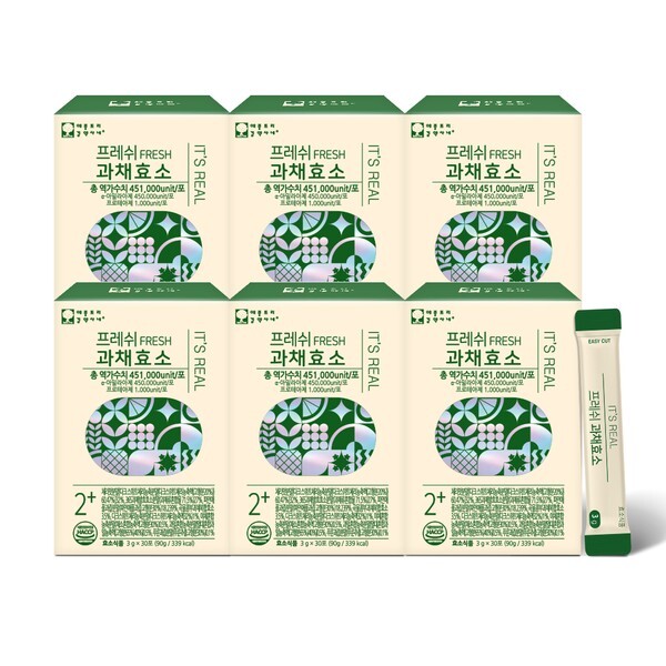 애플트리김약사네 프레쉬 과채효소 30포 (6개)_이미지