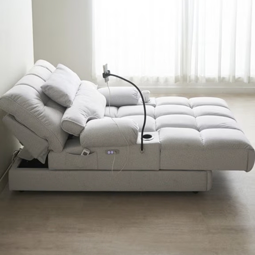 에보니아 라온 슬라이딩 이지클린 패브릭 소파베드 1인용_이미지