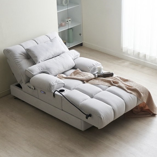 에보니아  라온 슬라이딩 이지클린 패브릭 소파베드 1인용