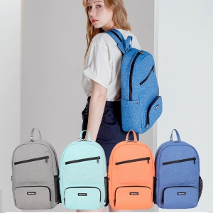 미토도 TSL-805 도난방지 여행용 방검 2IN1 슬링백 L 크로스백 가방 RFID스캔 차단 FRESH ORANGE_이미지