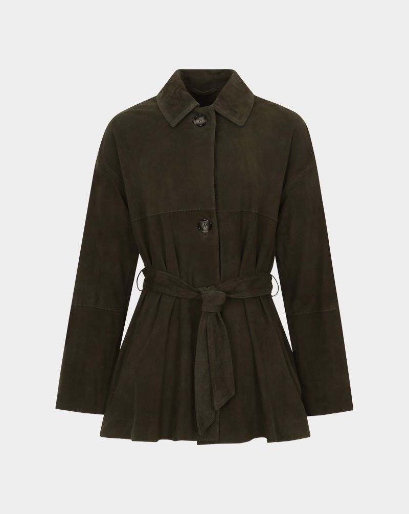 페트레이 MACHUCA ASUEDE 마추카 스웨이드 카키 PRWLT001H0S_이미지