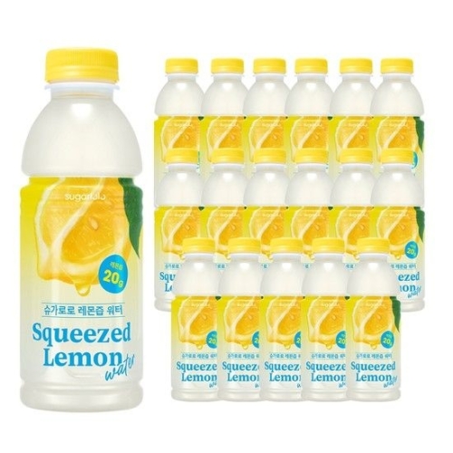 인테이크 슈가로로 레몬즙워터 500ml (18개)